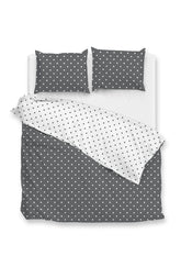 Dekbedovertrek Punta di Cotone Pewter Grey - 100% Katoen